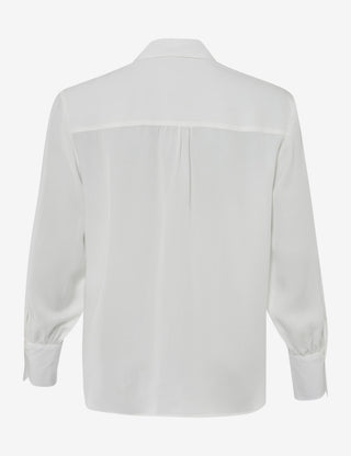 BRAX VIC Bluse - Misty Pearl White - 94126000 41-9107-98