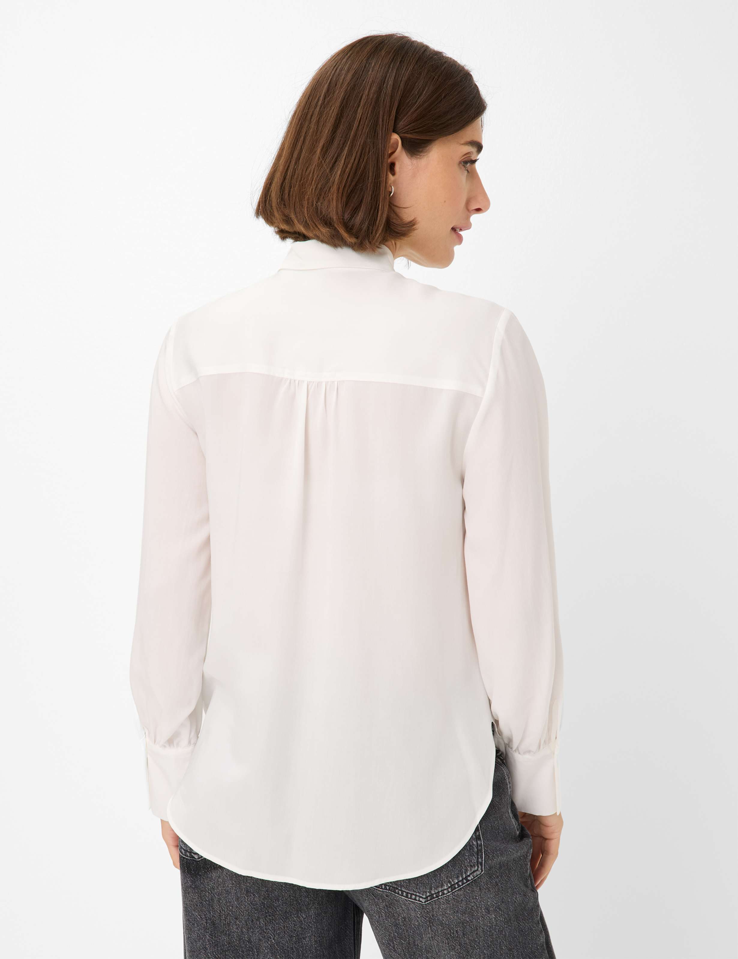 BRAX VIC Bluse - Misty Pearl White - 94126000 41-9107-98 von BRAX