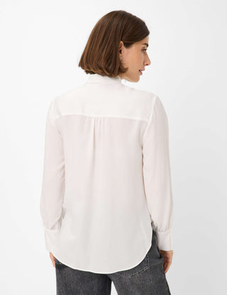 BRAX VIC Bluse - Misty Pearl White - 94126000 41-9107-98