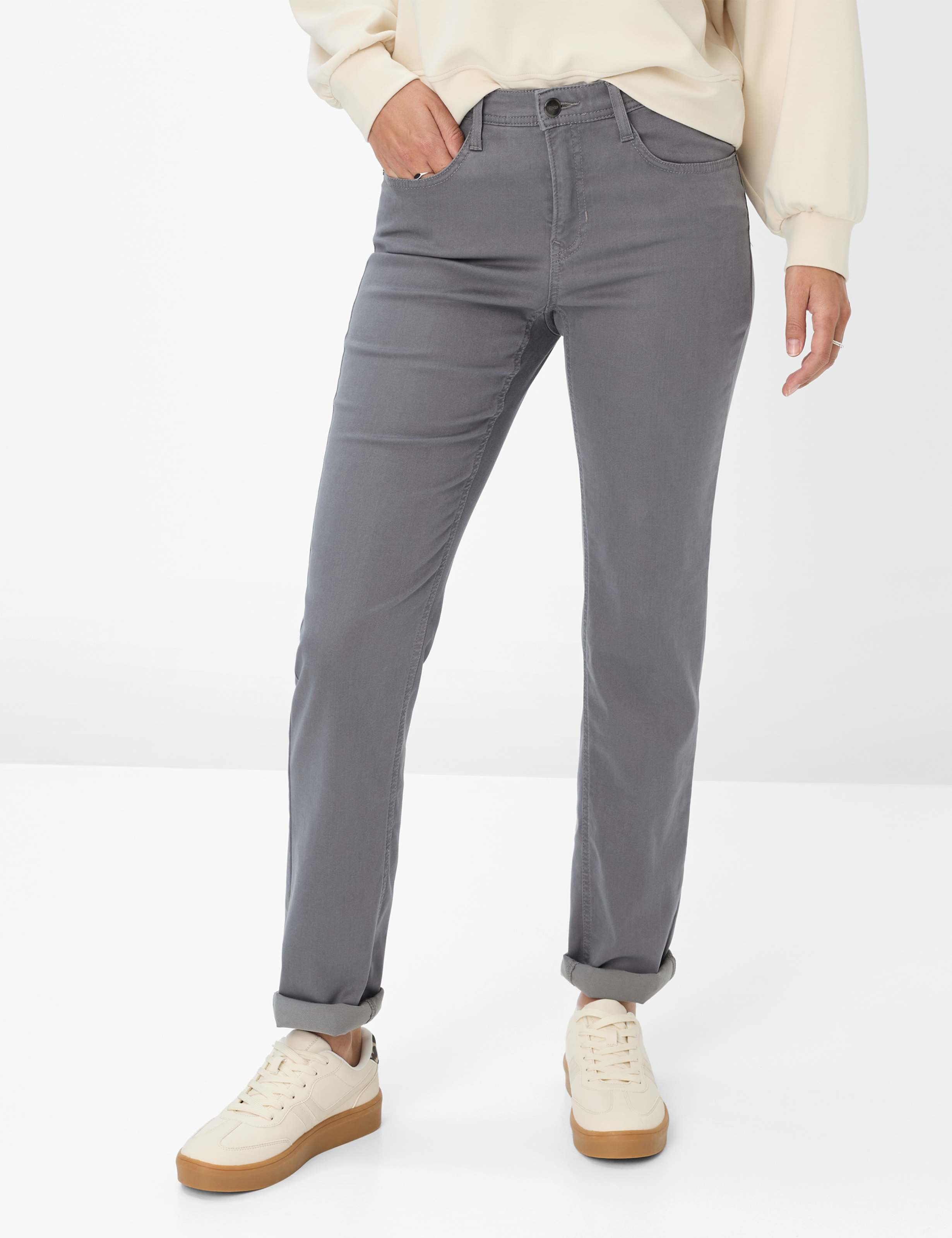BRAX MARY Five Pocket - Ashen Slate Grey - 9911220 71-1707-06
