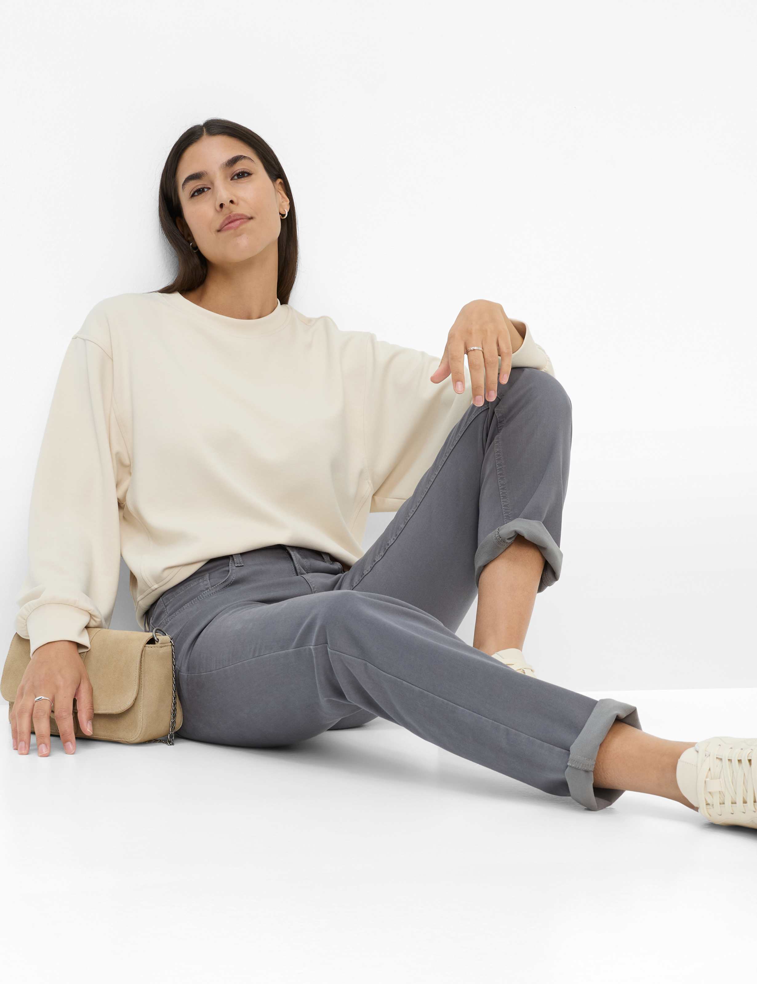 BRAX MARY Five Pocket - Ashen Slate Grey - 9911220 71-1707-06 von BRAX