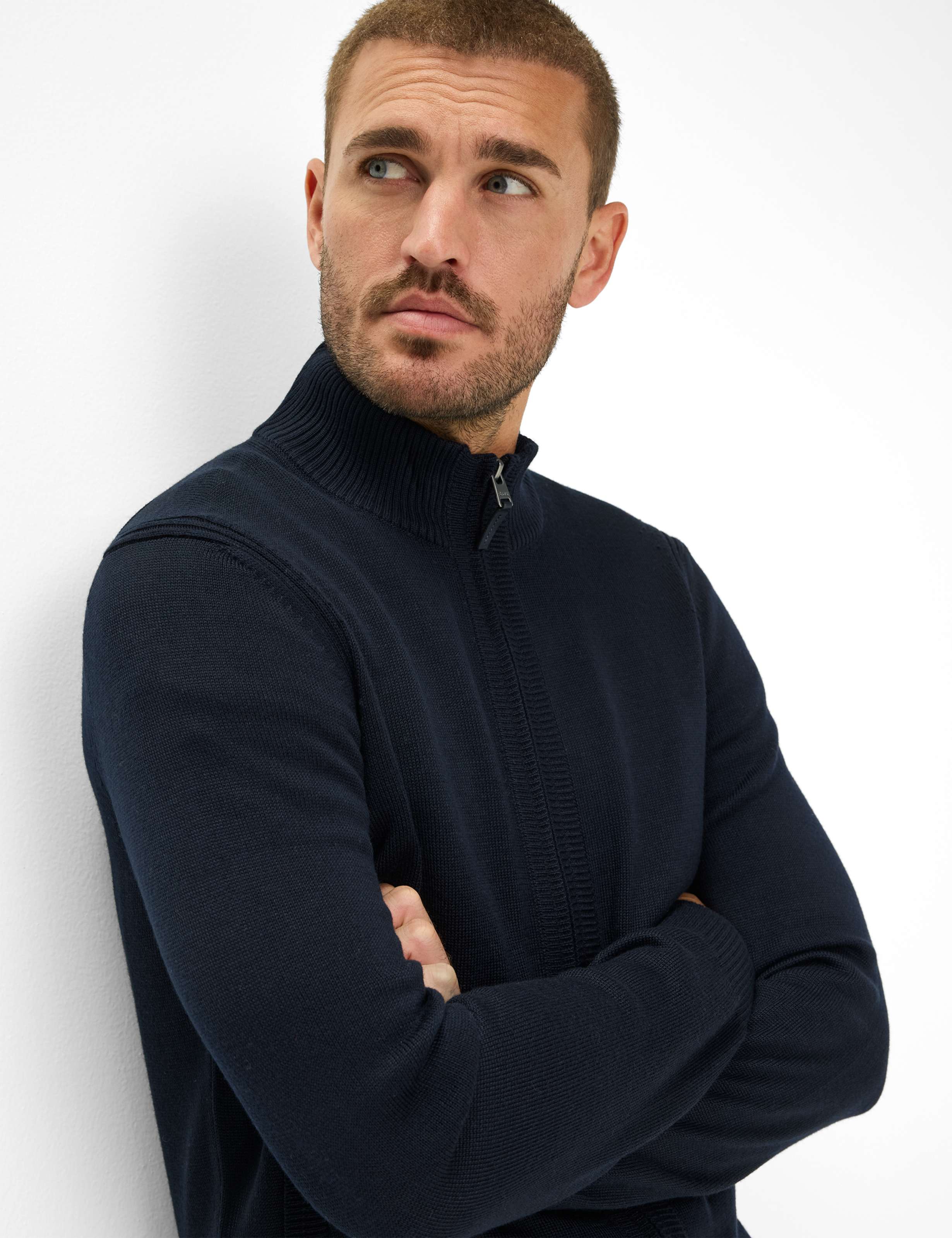 BRAX JAKE Strickjacke/Cardigan - Midnight Ink Blue - 70130200 21-2067-23 von BRAX