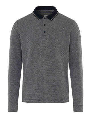 BRAX PHARELL Langarm Polo navy 70441500 70-0083-23