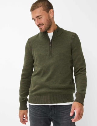 BRAX STEFFEN Langarm Pullover deep jungle 70130300 21-2067-30