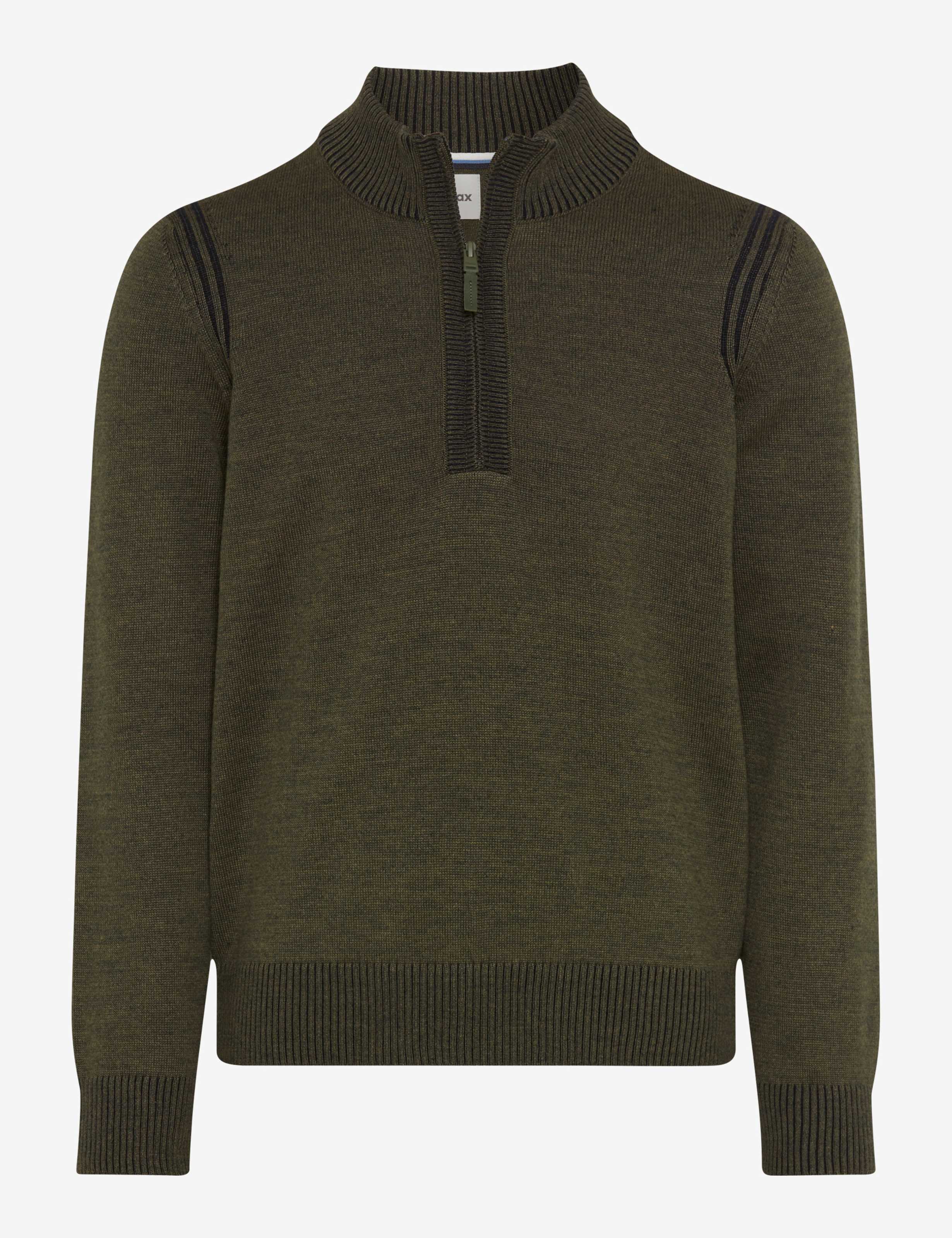 BRAX STEFFEN Langarm Pullover deep jungle 70130300 21-2067-30