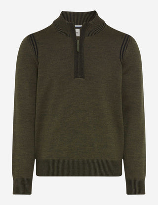 BRAX STEFFEN Langarm Pullover deep jungle 70130300 21-2067-30