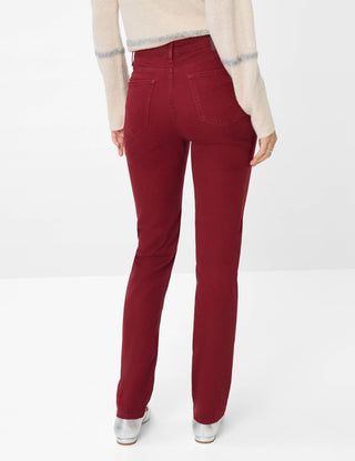 BRAX Mary Five Pocket - Crimson Velvet Red - 9911220 71-1707-40