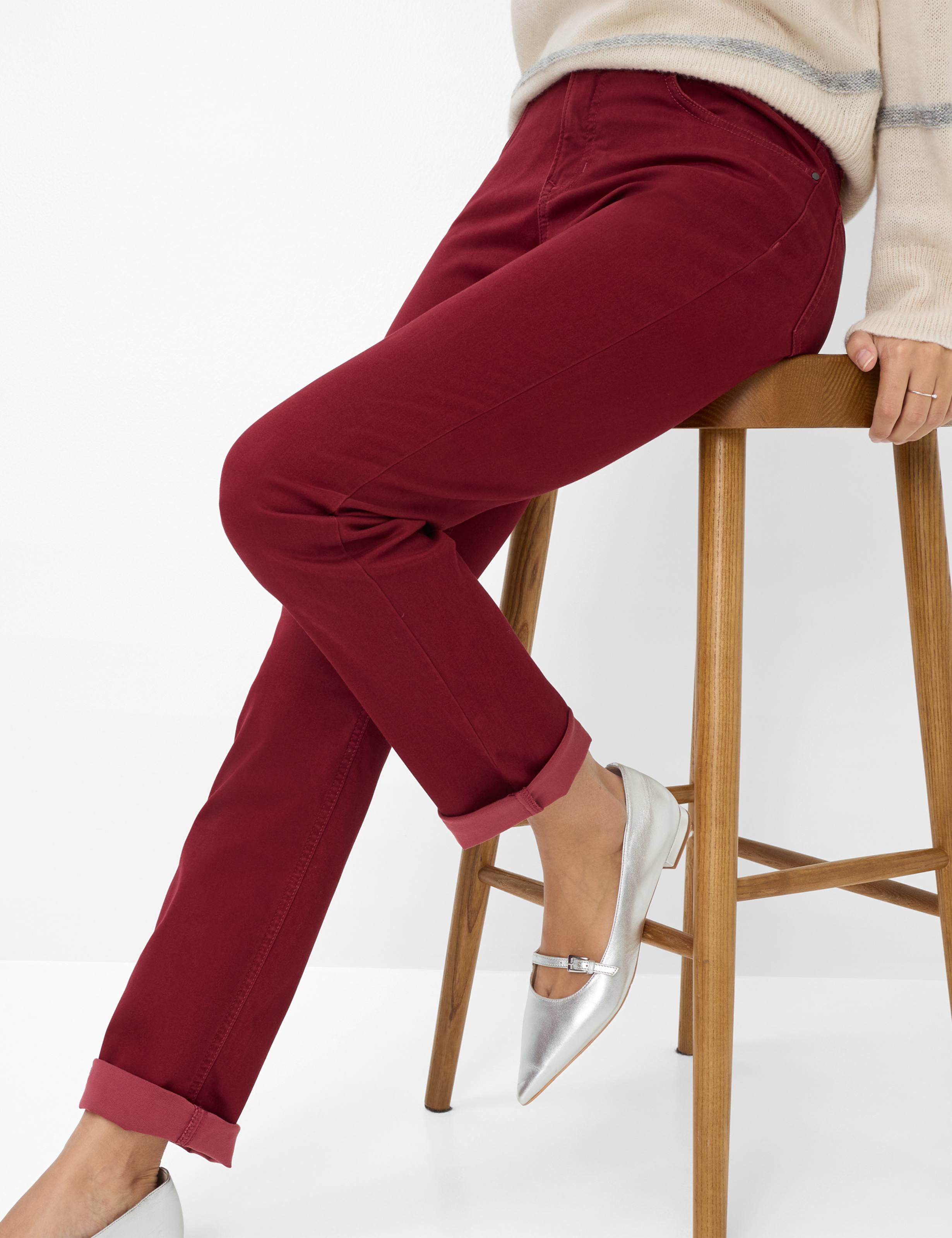 BRAX Mary Five Pocket - Crimson Velvet Red - 9911220 71-1707-40 von BRAX