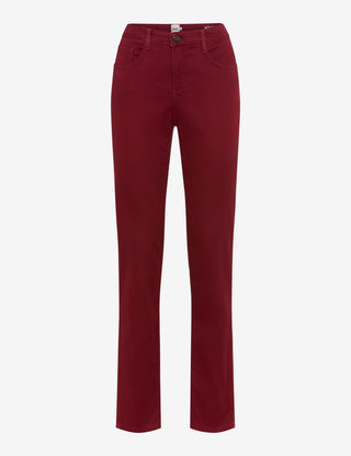 BRAX Mary Five Pocket - Crimson Velvet Red - 9911220 71-1707-40