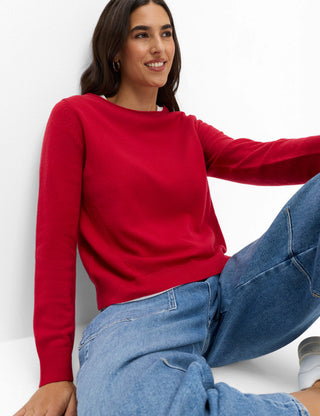 BRAX LISA Langarm Pullover cherry 90119600 90-6027-42
