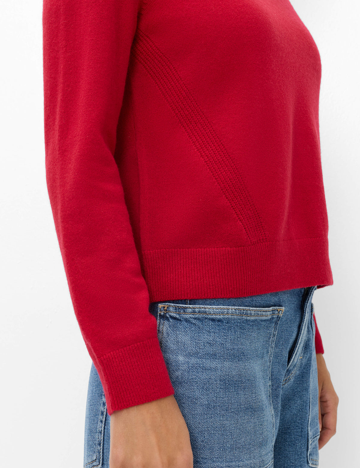 BRAX LISA Langarm Pullover cherry 90119600 90-6027-42 von BRAX