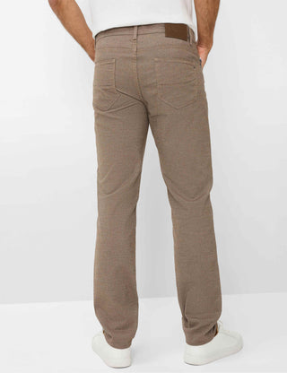 BRAX CADIZ Stoffhose - Umber Herringbone - 7864120 81-1827-56