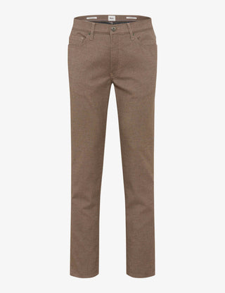 BRAX CADIZ Stoffhose - Umber Herringbone - 7864120 81-1827-56
