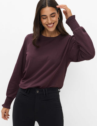 BRAX CAITLIN.L Langarm Shirt blackberry violet 90670800 90-0012-82