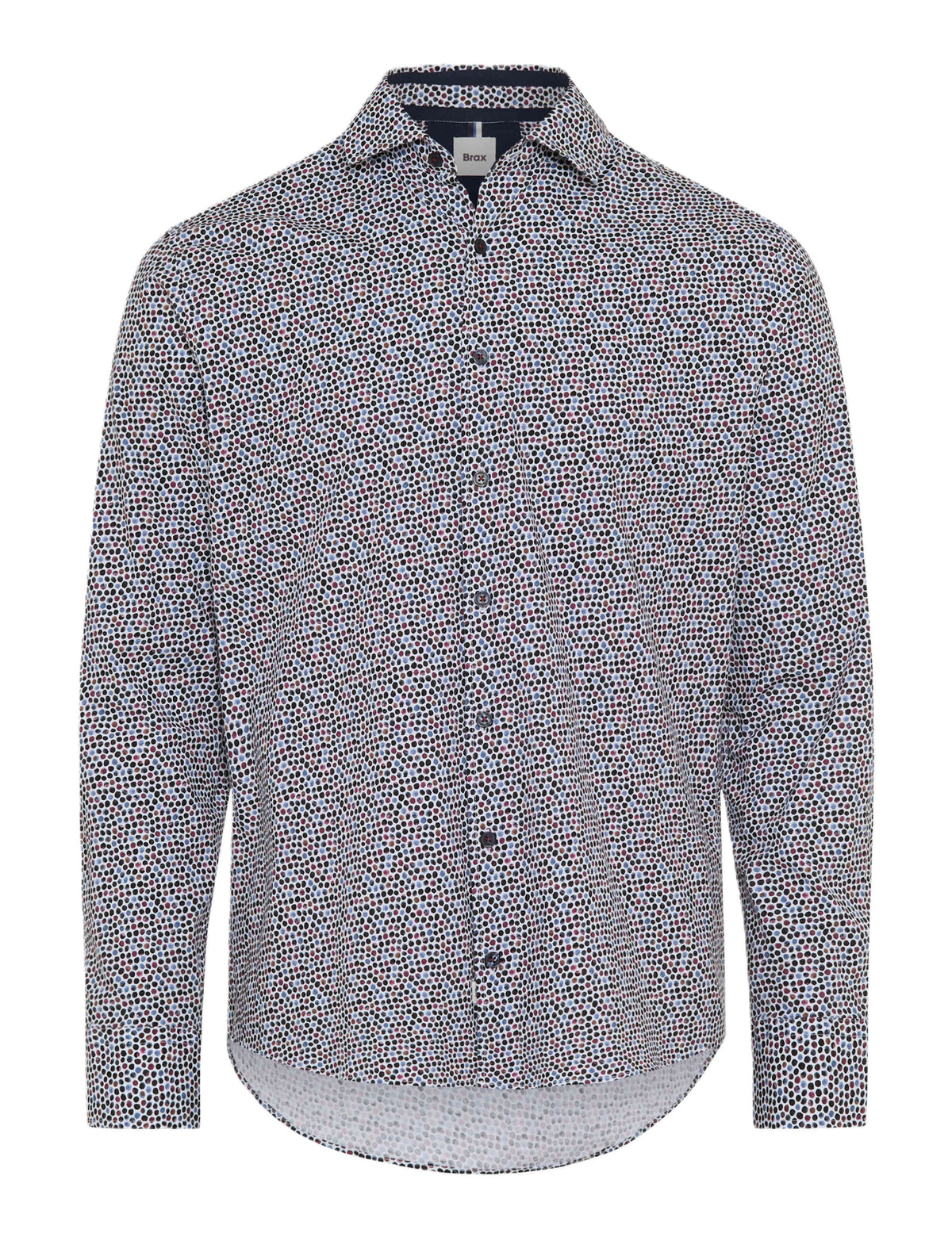 BRAX HAROLD P Langarm Hemd iced lavender print 74422200 74-0104-88 - HI-FLEX von BRAX