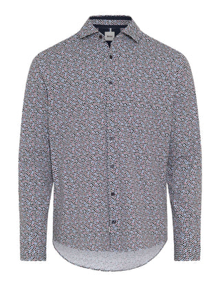BRAX HAROLD P Langarm Hemd iced lavender print 74422200 74-0104-88 - HI-FLEX
