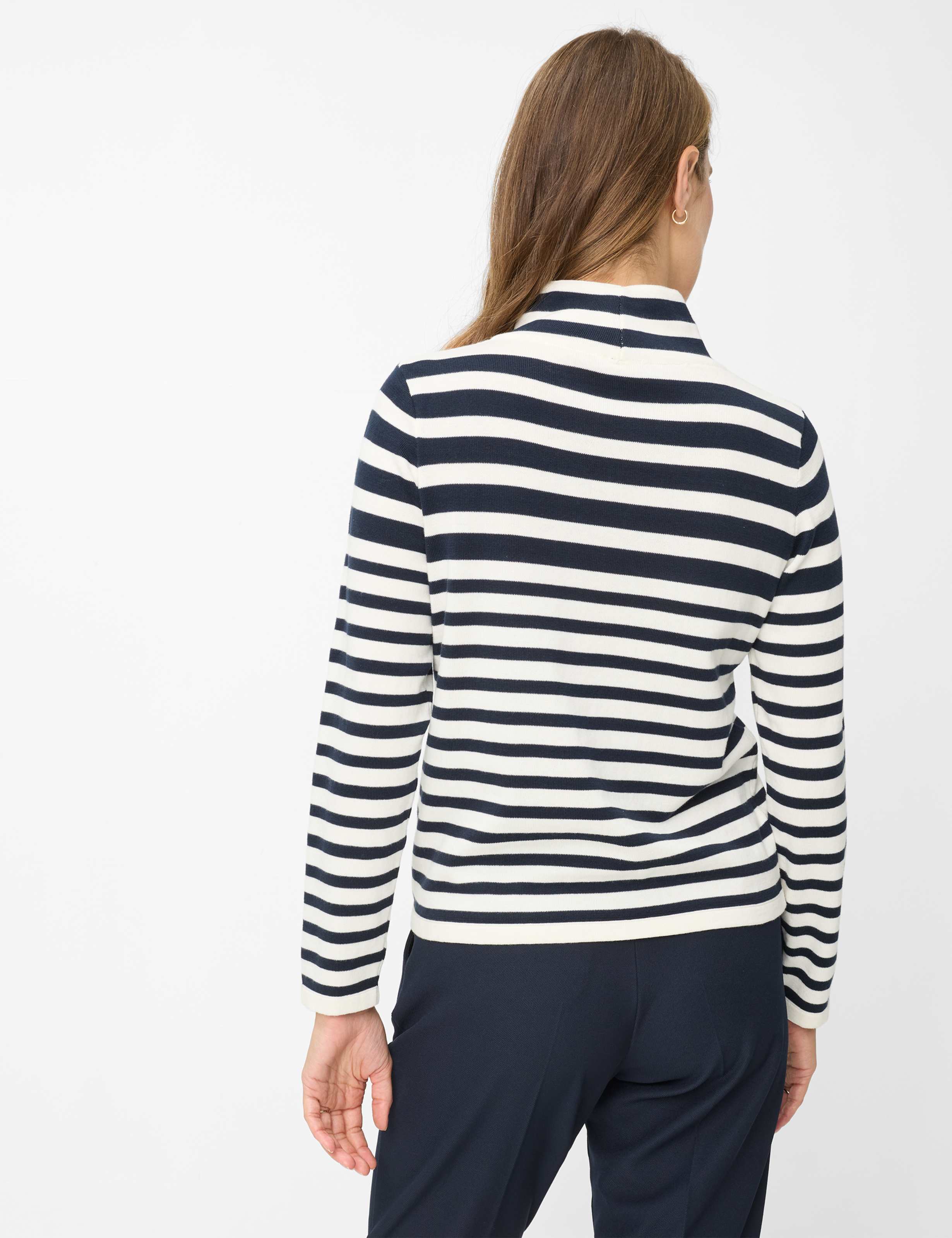 BRAX LESLEY Strickpullover - Coastal Navy Stripes - 90111900 90-6003-22 von BRAX