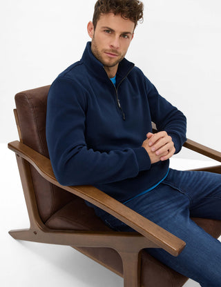 BRAX Sion Pullover/Longsleeve - Midnight Harbor Blue - 70621700 27-6028-23