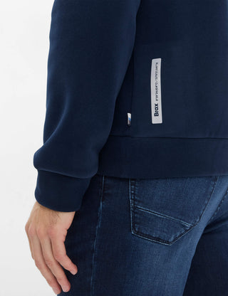 BRAX Sion Pullover/Longsleeve - Midnight Harbor Blue - 70621700 27-6028-23
