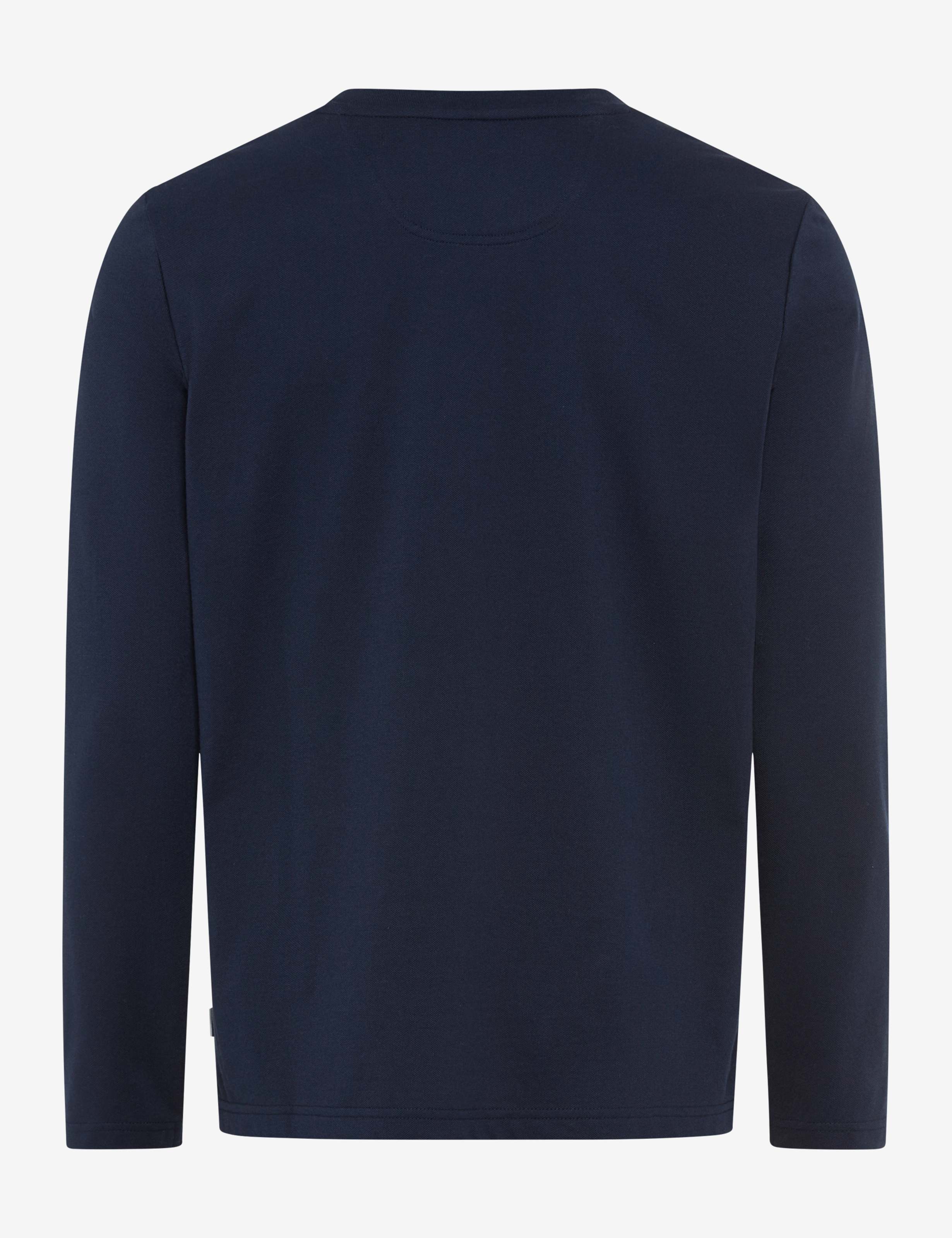 BRAX TIMON BT Longsleeve Rundhals - Midnight Navy - 70819300 27-4648-24