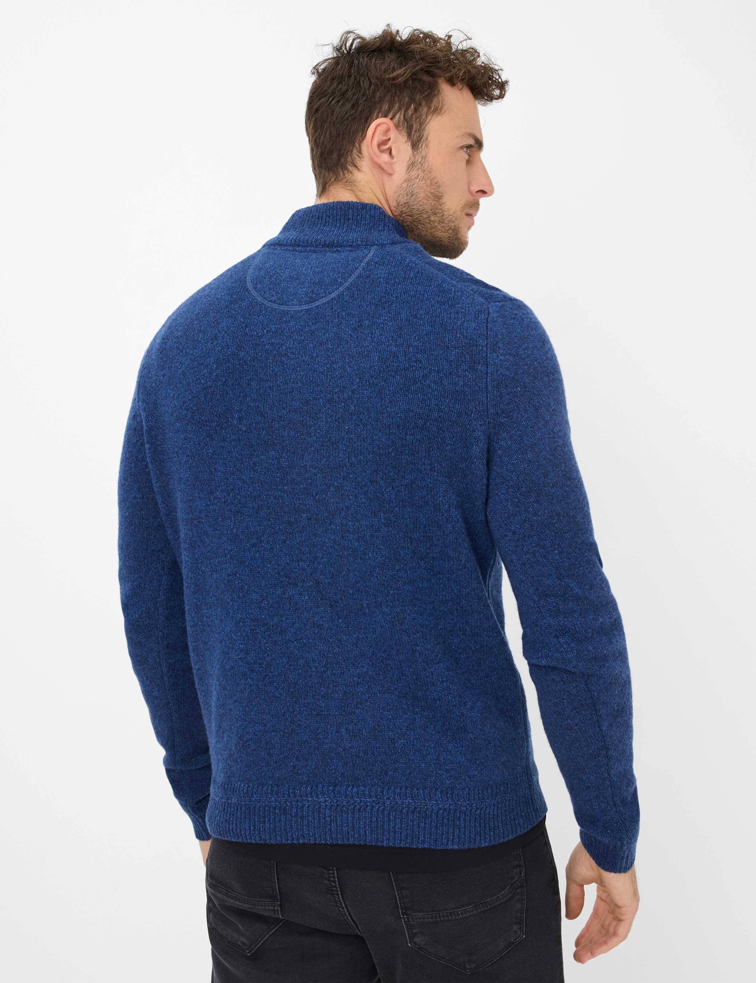 BRAX STEFFEN Langarm Pullover baltic 70133000 27-2358-25 von BRAX