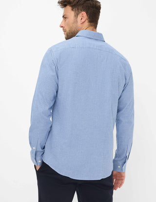 BRAX DANIEL C Langarm Hemd baltic 74418400 47-4828-25