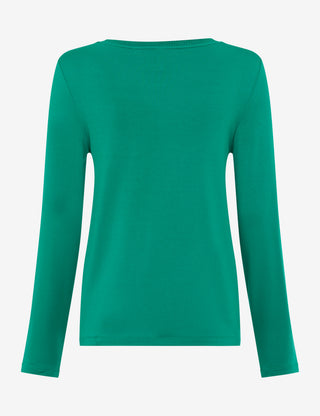 BRAX CARINA.L Langarm Shirt - Emerald Mist - 90655500 37-4608-31