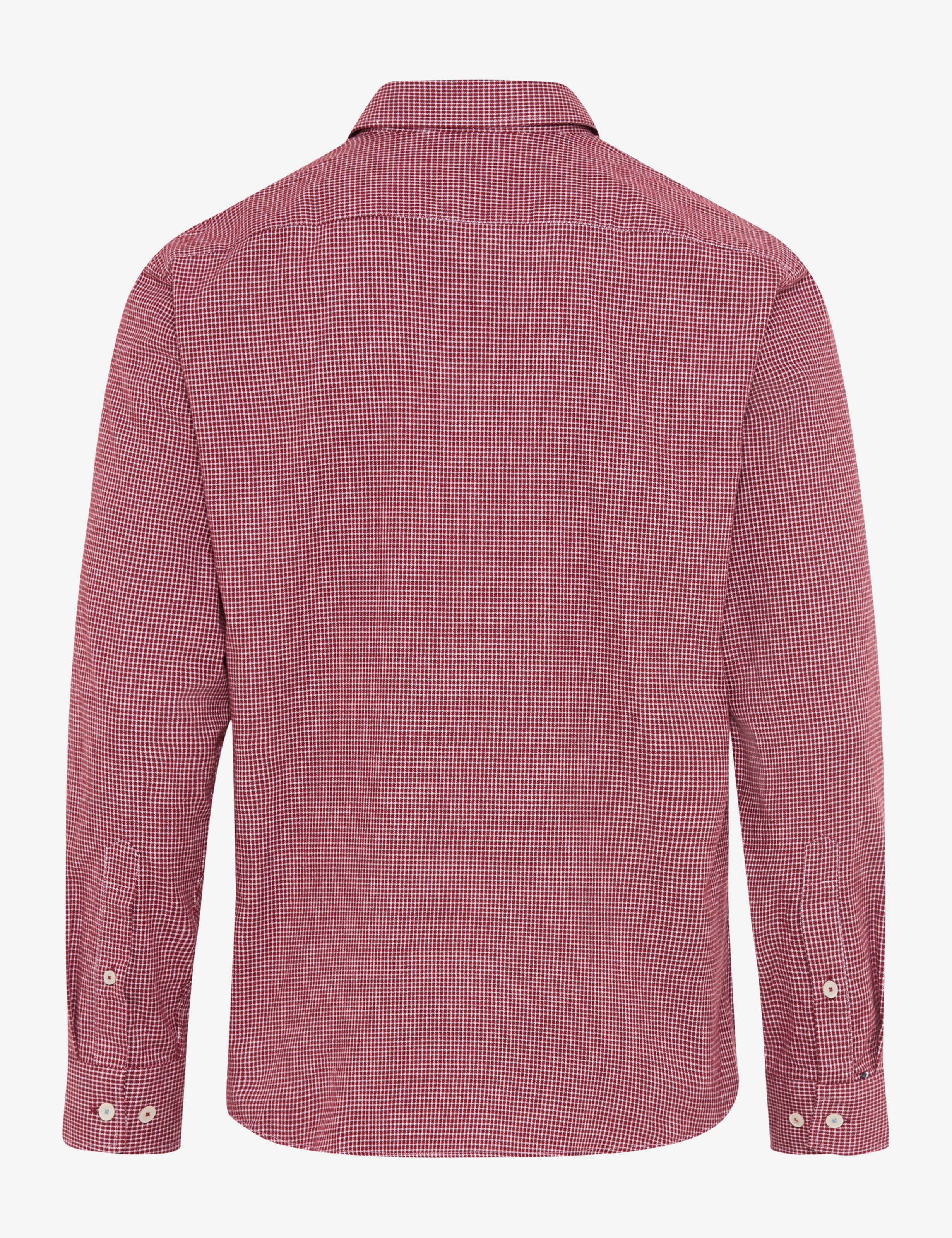 BRAX DANIEL C Langarm Hemd red wine 74418400 47-4828-42