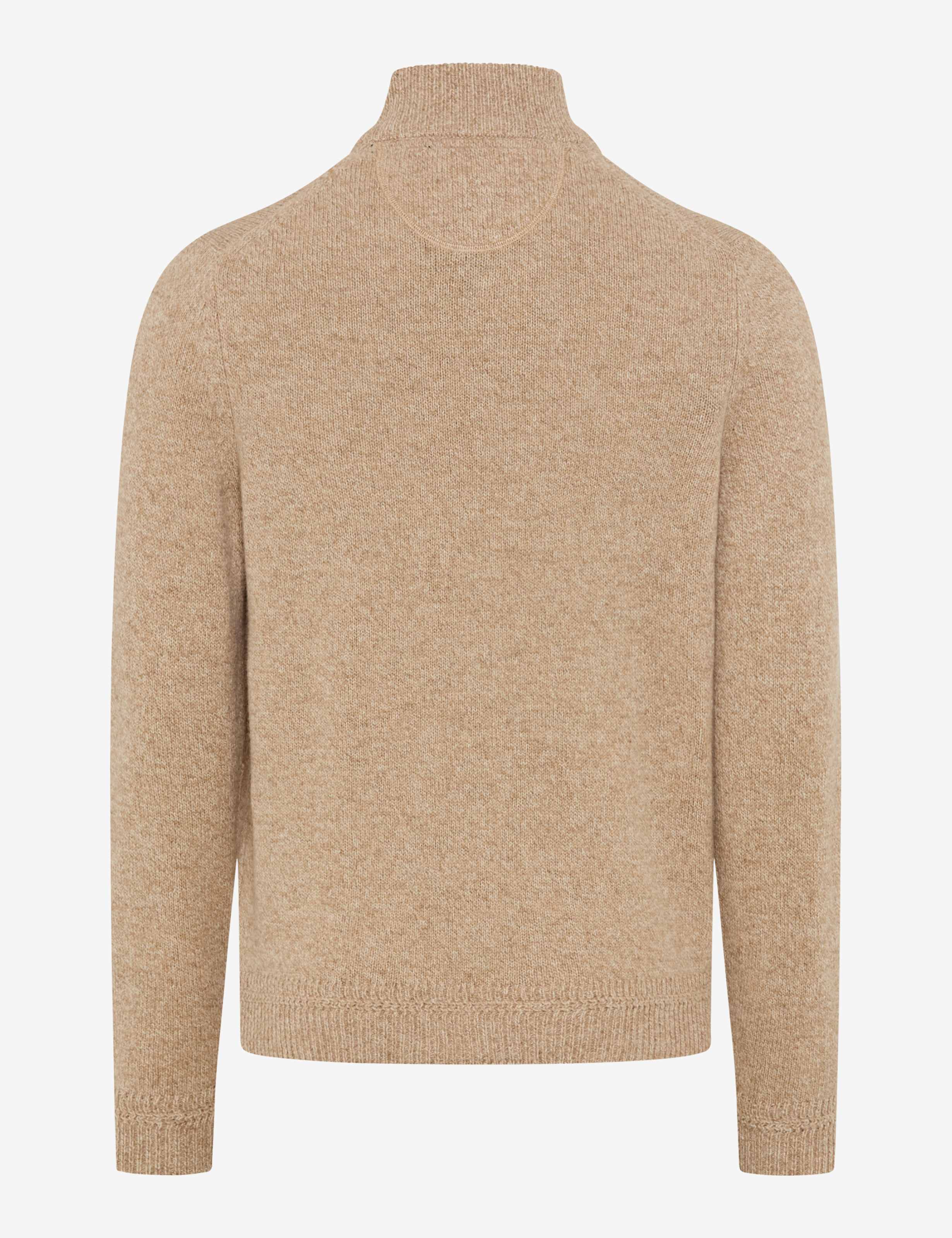 BRAX STEFFEN Langarm Pullover light camel 70133000 27-2358-59