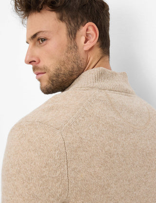 BRAX STEFFEN Langarm Pullover light camel 70133000 27-2358-59