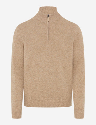 BRAX STEFFEN Langarm Pullover light camel 70133000 27-2358-59