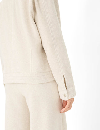 BRAX BECA.L Sweatjacke canvas - Sandstone Whisper - 90655800 37-4628-60