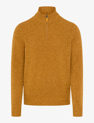 BRAX STEFFEN Langarm Pullover safran 70133000 27-2358-66