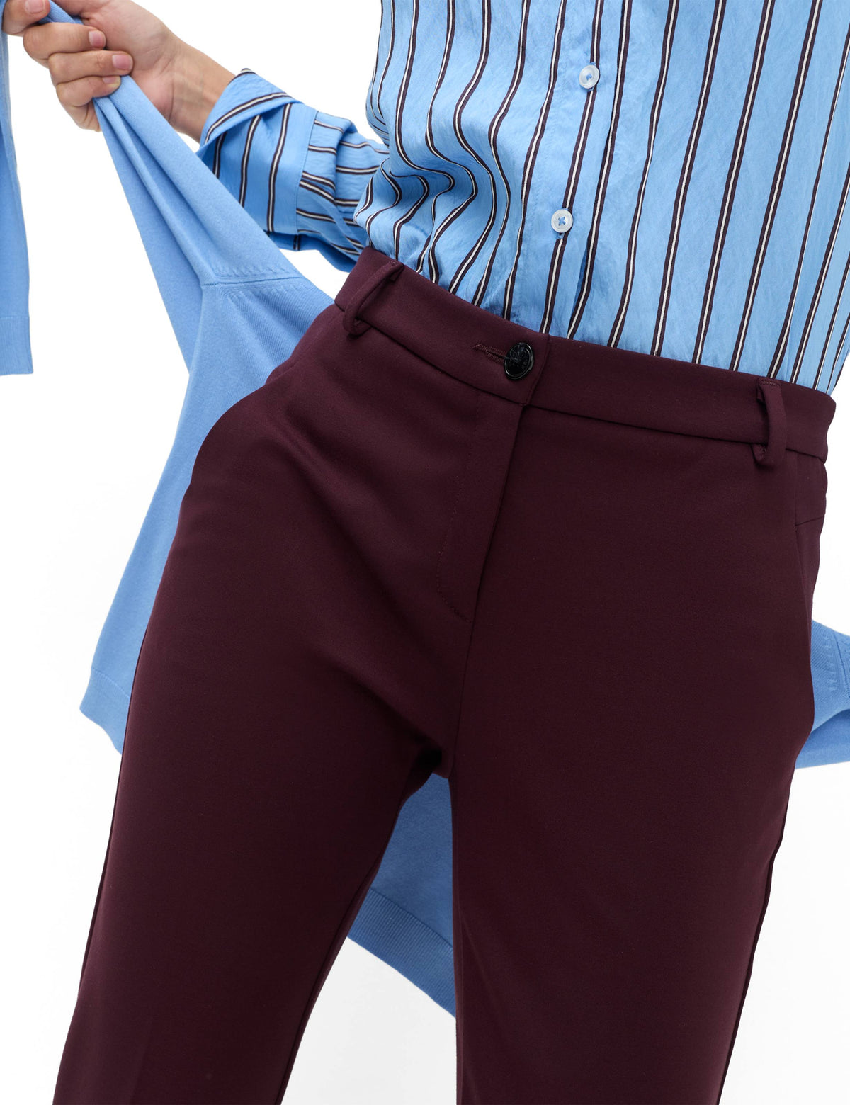 BRAX MARON S blackberry violet 9244920 09-5653-82 - PULL ON CHINO von BRAX