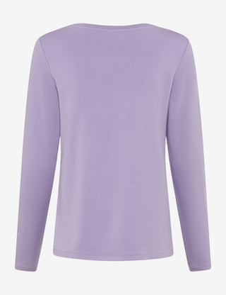 BRAX CARINA.L Langarm Shirt - Lavender Haze - 90655500 37-4608-86