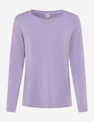 BRAX CARINA.L Langarm Shirt - Lavender Haze - 90655500 37-4608-86