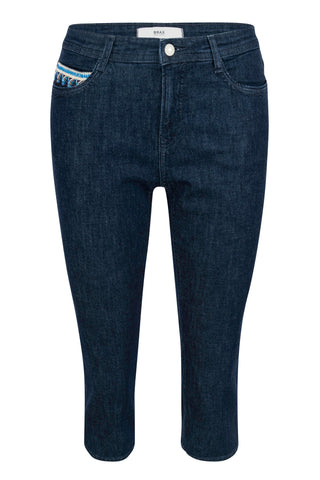 BRAX MARY C 3/4-Jeans - Velvet Deep Navy - 9969020 74-7308-22