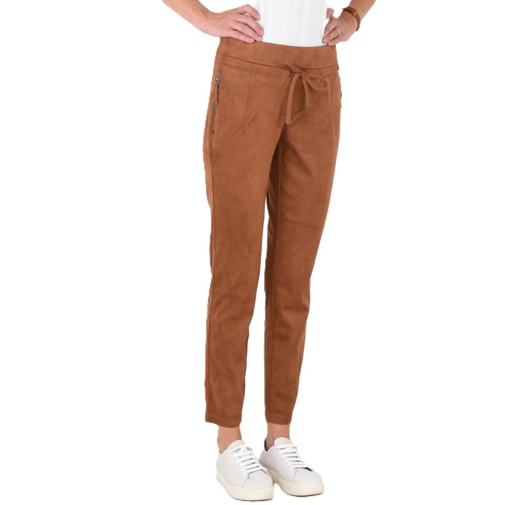 BUENA VISTA Jogg Pants - Amber Suede Brown - 2209 B5798 9247.4765