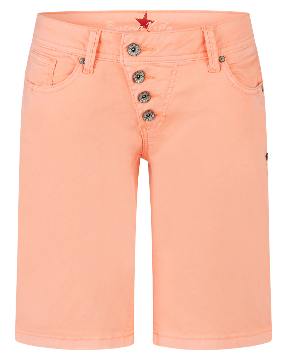 BUENA VISTA MALIBU SHORT neon orange BV B5025 4003.34 - Stretch Twill von Buena Vista