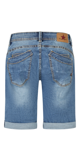 BUENA VISTA MALIBU SHORT bright denim BV B5025 410.4478 - Stretch Denim