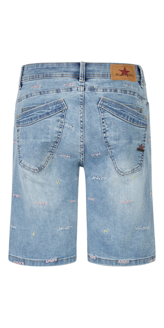 BUENA VISTA MALIBU SHORT bellissima denim BV B5025 410 E.8625  - Stretch Denim