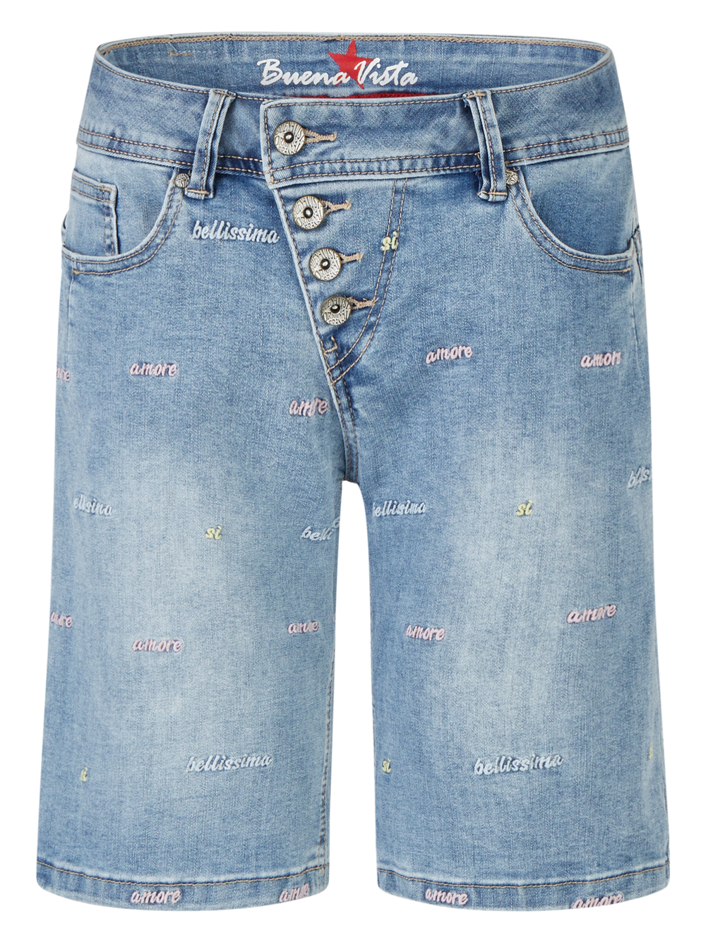 BUENA VISTA MALIBU SHORT bellissima denim BV B5025 410 E.8625  - Stretch Denim von Buena Vista