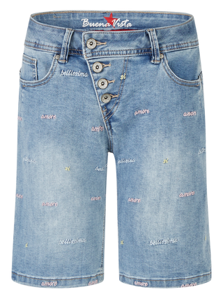 BUENA VISTA MALIBU SHORT bellissima denim BV B5025 410 E.8625  - Stretch Denim