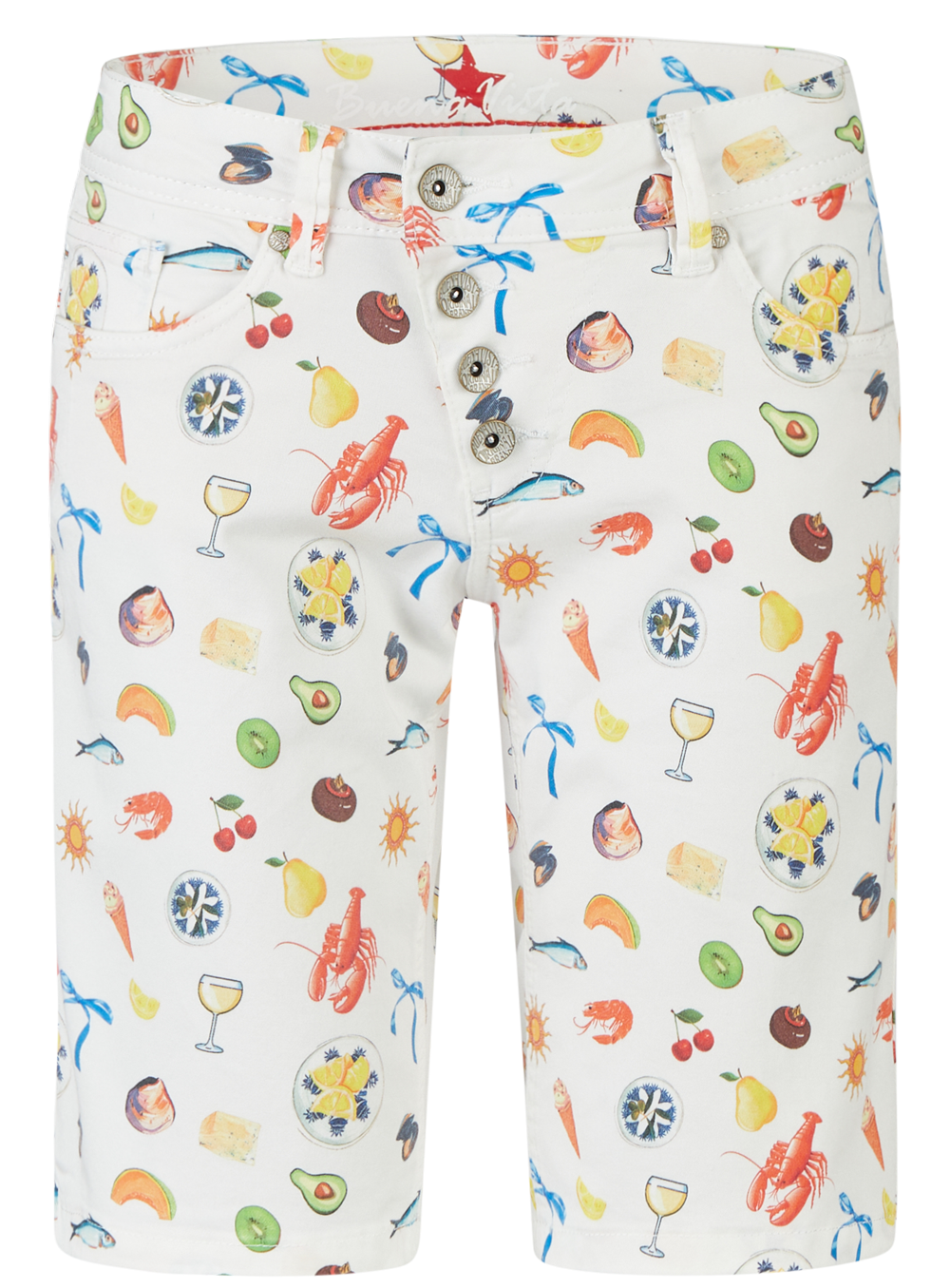 BUENA VISTA MALIBU SHORT dolce vita BV B5025 4219 P2.4844 - Summer Twill von Buena Vista