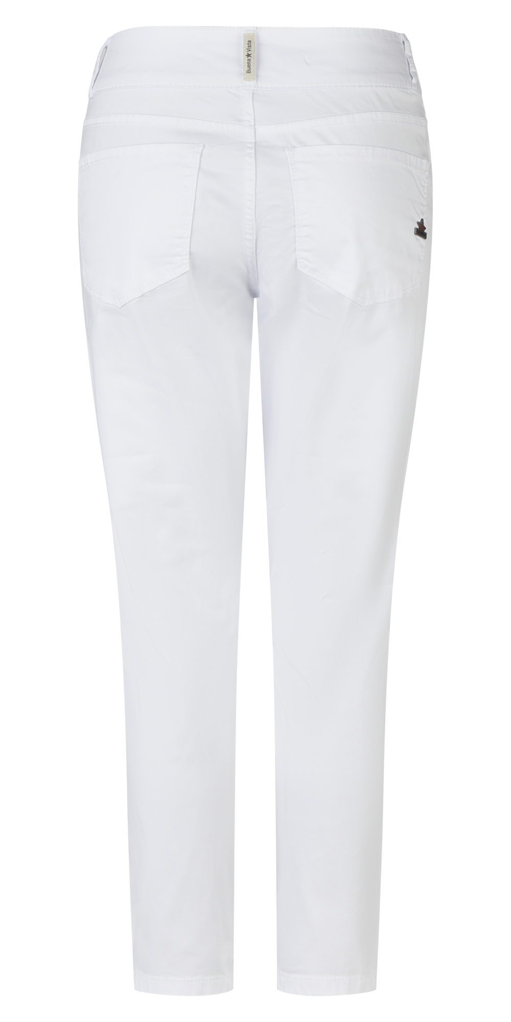 BUENA VISTA TUMMYLESS 7/8 white BV B5658 4003.32 - Stretch Twill von Buena Vista