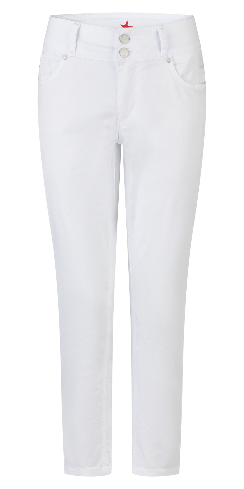 BUENA VISTA TUMMYLESS 7/8 white BV B5658 4003.32 - Stretch Twill von Buena Vista