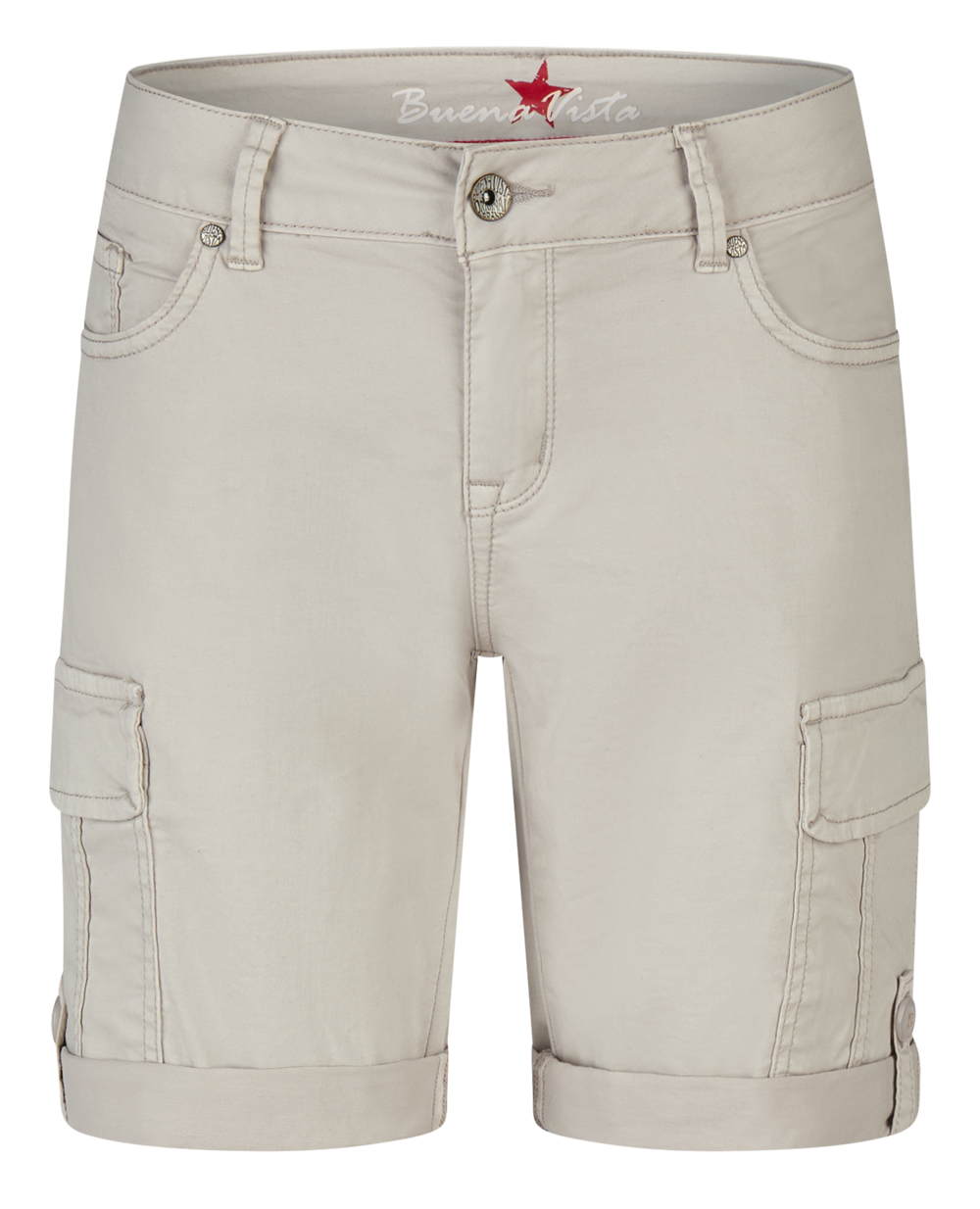 BUENA VISTA CARGO SHORT kreide  BV B5710 4003.4271 - Stretch Twill von Buena Vista