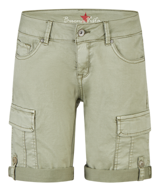 BUENA VISTA CARGO SHORT aloe BV B5710 4003.7143 - Stretch Twill