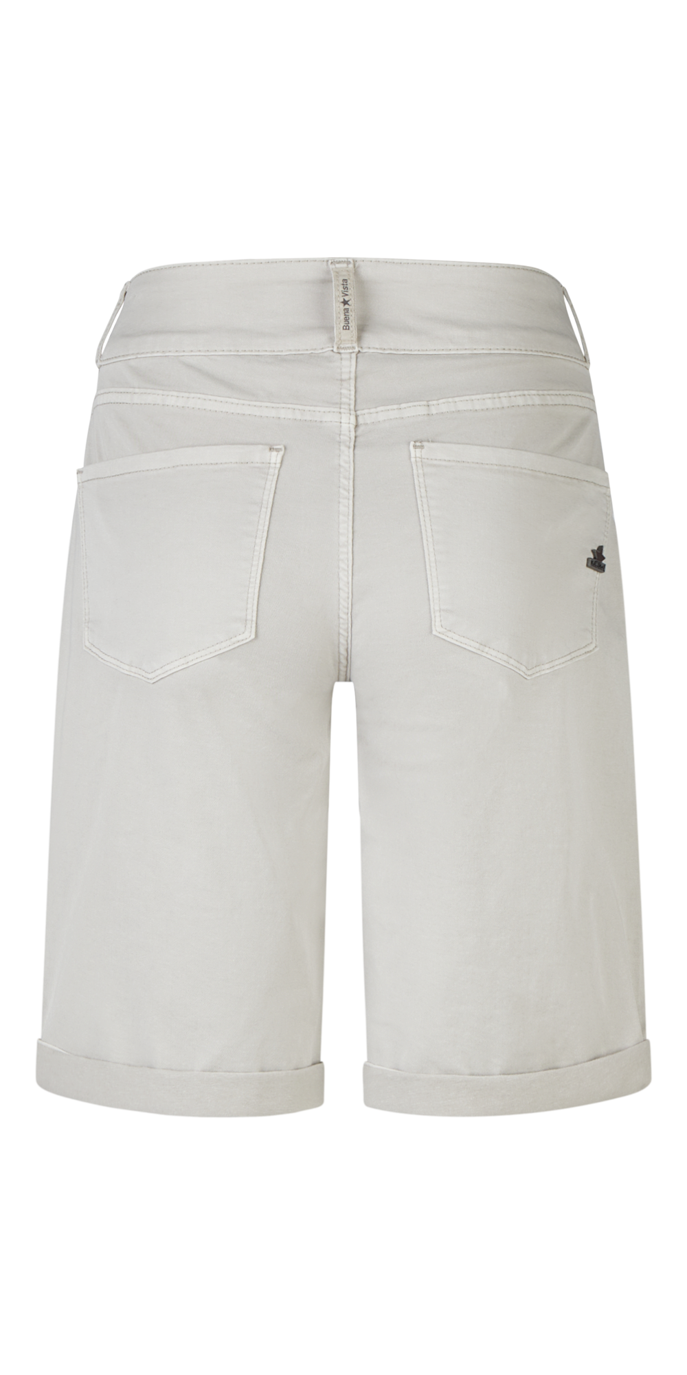 BUENA VISTA TUMMYLESS SHORT kreide BV B5777 4219.4271 - Summer Twill von Buena Vista