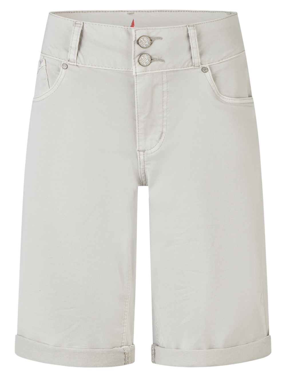 BUENA VISTA TUMMYLESS SHORT kreide BV B5777 4219.4271 - Summer Twill von Buena Vista